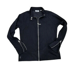 Ashworth Black Zipper Sweater M